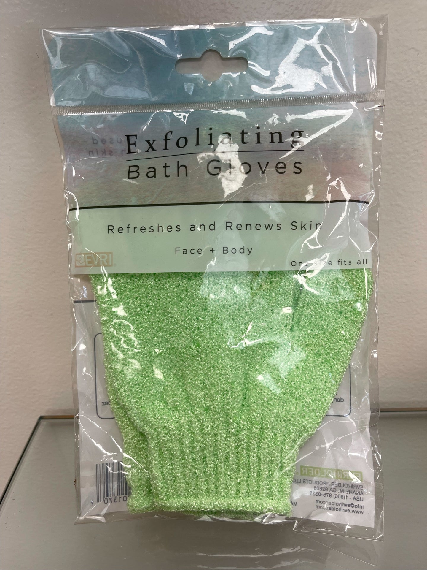 Evri Exfoliating Bath Gloves